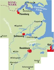 ADFC-Regionalkarte Schleswig Flensburg, 1:75.000, mit Tagestourenvorschlägen, reiß- und wetterfest, E-Bike-geeignet, GPS-Tracks Download, Karten