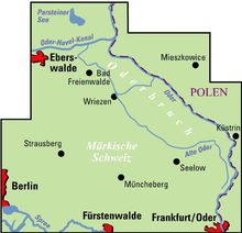 ADFC-Regionalkarte Märkische Schweiz Oderbruch, 1:75.000, mit Tagestourenvorschlägen, reiß- und wetterfest, E-Bike-geeignet, GPS-Tracks Download, Karten