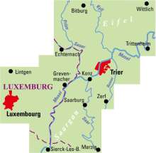 ADFC-Regionalkarte Trier und Umgebung, 1:50.000, mit Tagestourenvorschlägen, reiß- und wetterfest, GPS-Tracks Download, Karten