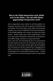 Titelthema: "Was in der Hütte besprochen wird, bleibt auch in der Hütte." Text über Geheimnisse, Freundschaft und Entdeckungen.