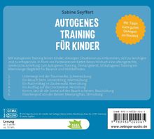 Sabine Seyffert: FamilyFlow.Autogenes Training für Kinder, CD