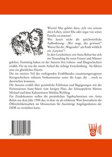 Ein Text über Mut zum Neuanfang in Geschichten von Anita Rehm. Illustration zweier Gesichter, Verlag-Logo unten rechts.