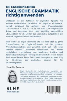 Birgit Kasimirski: Englische Grammatik richtig anwenden - Teil 1: Englische Zeiten in der Praxis, Buch