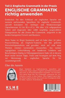 Birgit Kasimirski: Englische Grammatik richtig anwenden - Teil 2: Englische Grammatik in der Praxis, Buch