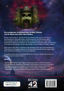 Ein nostalgischer Archivband über He-Man. Illustration von Schloss Grayskull vor einem dramatischen Nachthimmel.