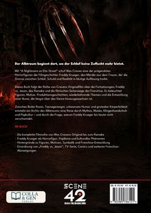 Ein gruseliger, metallischer Handschuh mit langen, scharfen Klingen ist in einem dunklen, bedrohlichen Raum zu sehen.