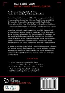Filme & Serien lesen. Motive. Figuren. Wirkung. Kontext. Themen: Stephen Kings Verfilmungen der 1990er, Horror, Thrills.