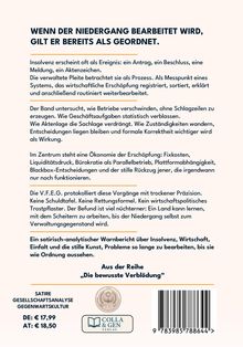 WENN DER NIEDERGANG BEARBEITET WIRD, GILT ER BEREITS ALS GEORDNET. Preis DE: € 17,99; AT: € 18,50. COLLA & GEN VERLAG Logo.
