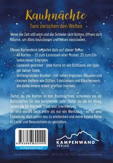 "Rauhnächte: Tore zwischen den Welten." Ein Karten-Set zur inneren Reise mit 46 Karten, Booklet, Impulse und Rituale.
