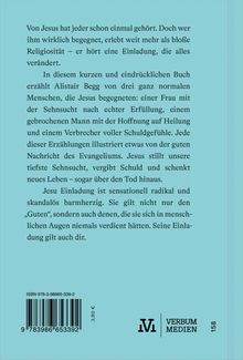 Buchrücken eines Buches über Jesus, der Begegnungen mit gewöhnlichen Menschen beschreibt. Verlage-Logo unten rechts.