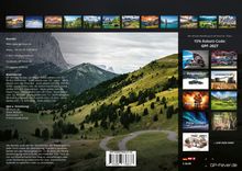 15% Rabatt-Code: GPF-2027. Landschaft mit grünen Hügeln, einem kurvigen Weg und Tannenbäumen. Oben kleine Bildergalerie.