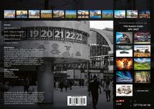 15% Rabatt-Code: GPF-2027. Schwarz-weißes Foto des Alexanderplatzes mit Weltzeituhr. Oben kleine bunte Fotos.
