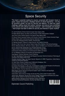 Titel: Space Security. Essentielle Lektüre zu Europas Zukunft im Weltraum. Autor*innen: Dr. Josef Aschbacher, Dr. Balázs Bartók-Gönczy...