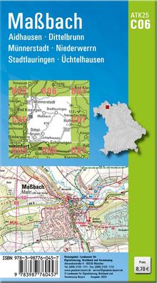 ATK25-C06 Maßbach (Amtliche Topographische Karte 1:25000), Karten