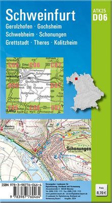 ATK25-D06 Schweinfurt (Amtliche Topographische Karte 1:25000), Karten
