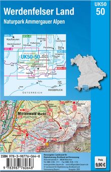 UK50-50 Werdenfelser Land, Karten