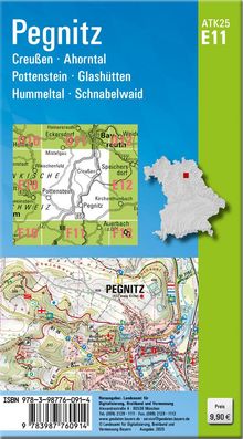 ATK25-E11 Pegnitz (Amtliche Topographische Karte 1:25000), Karten