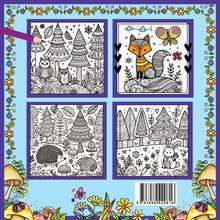 Josie von Zimtbärwind: Mandala Malbuch für Kinder ab 8 Jahren und Erwachsene - Zauberwald Ausmalbuch mit süßen Waldtieren wie Fuchs + Igel + Hase + Eichhörnchen und Eulen, Buch