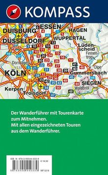 Hans J. Gorges: Kompass Wanderführer Bergisches Land, Buch