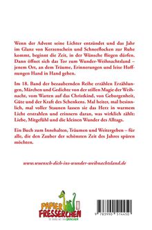 Festliche Beschreibung von Weihnachten und Magie in Büchern. Logo: Ein grüner Drache mit text "PAPIER FRESSERCHEN".