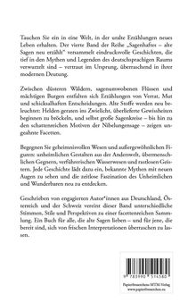 Ein Werbetext zu einem Buch über moderne Interpretationen alter Sagen, verfasst von Autoren aus Deutschland, Österreich und der Schweiz. 