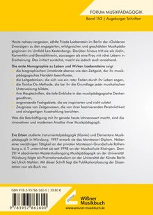 FORUM MUSIKPÄDAGOGIK Band 152 | AUSBURGER SCHRIFTEN

Frieda Loebenstein war eine engagierte Musikpädagogin und Jüdin.