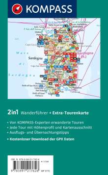 Gerhard Stummvoll: KOMPASS Wanderführer Sardinien, 75 Touren mit Extra-Tourenkarte, Buch