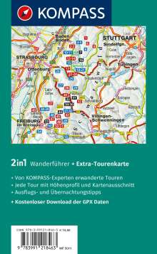 Lisa Aigner: KOMPASS Wanderführer Schwarzwald Mitte-Nord, 50 Touren mit Extra-Tourenkarte, Buch