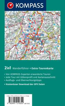 KOMPASS Wanderführer Bozen, Sarntal, Ritten, Eppan, Kalterer See, Seiser Alm, Rosengarten, 55 Touren mit Extra-Tourenkarte, Buch