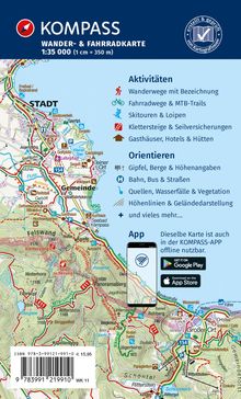 KOMPASS Wanderkarten-Set 11 Bodensee (2 Karten) 1:35.000, Karten