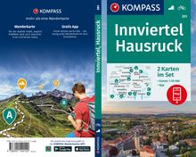 KOMPASS Wanderkarten-Set 201 Innviertel, Hausruck (2 Karten) 1:50.000, Karten