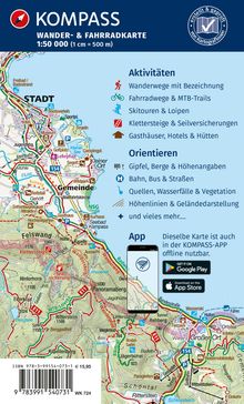 KOMPASS Wanderkarten-Set 724 Ostseeküste von Lübeck bis Dänemark (2 Karten) 1:50.000, Karten