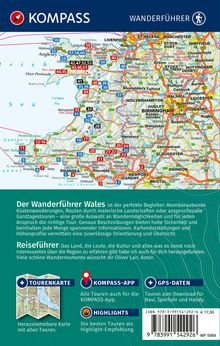 KOMPASS Wanderführer Wales, 60 Touren mit Extra-Tourenkarte, Buch