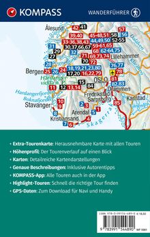 "Extra-Tourenkarte: Herausnehmbare Karte, Karten: Detailreiche Darstellungen. Logo oben links: Kompass mit Nadel."