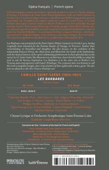 Camille Saint-Saens (1835-1921): Les Barbares (Deluxe-Ausgabe im Buch), 2 CDs