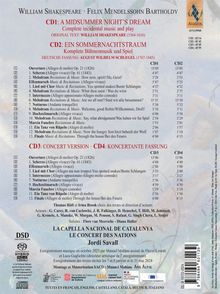 Felix Mendelssohn Bartholdy (1809-1847): Ein Sommernachtstraum (in vier Versionen), 4 Super Audio CDs