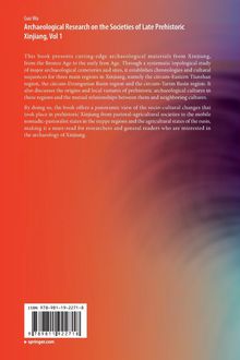 Guo Wu: Archaeological Research on the Societies of Late Prehistoric Xinjiang, Vol 1. Roter Hintergrund, ISBN unten.
