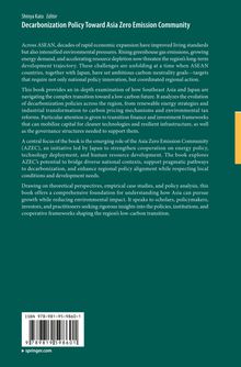 Titel: "Decarbonization Policy Toward Asia Zero Emission Community". Text über die umweltpolitische Transformation in ASEAN.