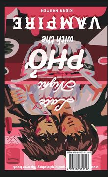 Text: "VAMPIRE", "with the Phở", "KLEIN NOVEUN", "Fake Night".  
Illustration: Zwei Personen mit Schalen in einem Cafe.