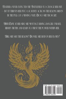NIvathera beginnt eine Reise, angetrieben von Mates Ruf. Wird sie die Reiche retten oder in Flammen enden? Phönix-Illustration.