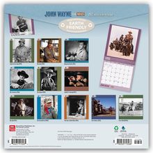 "John Wayne in the Movies 2027 Official 16-Month Calendar." Bilder aus Filmen; April zeigt Reiter in der Wüste.