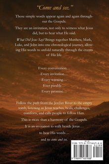 "Come and see." Diese Worte laden ein, Jesu Leben und Lehre zu erfahren. Hintergrund: ein Himmel in warmen Brauntönen.