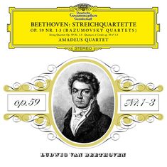 Ludwig van Beethoven (1770-1827): Streichquartette Nr.7-9 (op.59 Nr.1-3) (180g), LP
