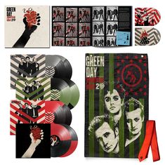Green Day: American Idiot (20th Anniversary) (Limited Numbered Deluxe Edition) (4x Black&Red, 2x Black&Green, 2x Black&Grey Vinyl), LP