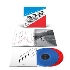 Kraftwerk: Tour De France (2009 remastered) (180g) (LP 1: Translucent Blue Vinyl/LP 2: Translucent Red Vinyl), LP