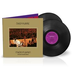 Albumcover "Deep Purple: Made in Japan", Steven Wilson Remix, Vinyl-Platten, Live-Konzertfoto.