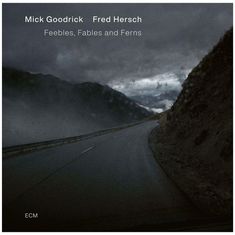 Text: Mick Goodrick, Fred Hersch, Feebles, Fables and Ferns. Eine kurvige Straße bei düsterem, wolkigem Himmel.