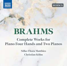 Johannes Brahms (1833-1897): Klaviermusik zu 4 Händen (Gesamtaufnahme), CD