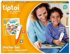 Sandra Grimm: Ravensburger tiptoi Starter-Set 00112: Stift und Bilderbuch Suchen und Entdecken Meine Welt - Lernsystem für Kinder ab 2 Jahren, SPL