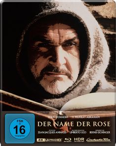 Jean-Jacques Annaud: Der Name der Rose (Ultra HD Blu-ray & Blu-ray im Steelbook), UHD